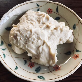 ヴィーガン　豆乳ヨーグルトのクリームチーズ風